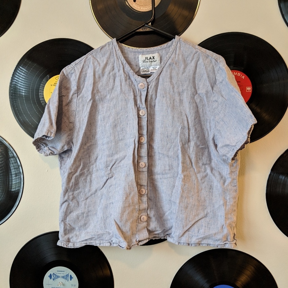 100% Linen button up shirt